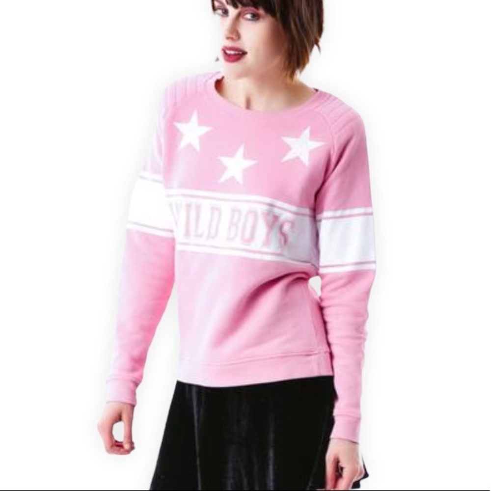 Zoe Karssen Wild Boys‎ Loose Fit Pink Sweatshirt